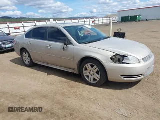 2012 Chevrolet Impala LT Fleet with VIN 2G1WG5E30C1323441, listed as a IAAI auction lot 42012059 with 181,198 mi miles and . Bid and sale history available at DreamBid. Image 1.