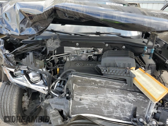 2022 Volkswagen Atlas SE with VIN 1V2JP2CA8NC541186, listed as a Copart auction lot 78072594 with 19,287 mi miles and Salvage title. Bid and sale history available at DreamBid. Image 12.