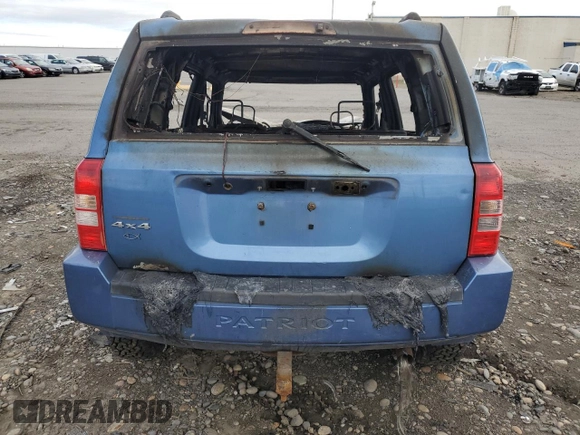 2007 Jeep Patriot Sport with VIN 1J8FF28W67D325759, listed as a Copart auction lot 51256855 with Not Provided miles and Salvage Title. Bid and sale history available at DreamBid. Image 6.