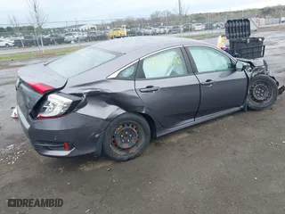 2017 Honda Civic Sedan LX with VIN 19XFC2F52HE028398, listed as a IAAI auction lot 41937626 with 19,129 mi miles. Bid and sale history available at carsss.com. Image 4.