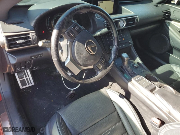 2016 Lexus RC 200t with VIN JTHHA5BC8G5004717, listed as a Copart auction lot 70848544 with NaN miles and Salvage Title. Bid and sale history available at carsss.com. Image 8.