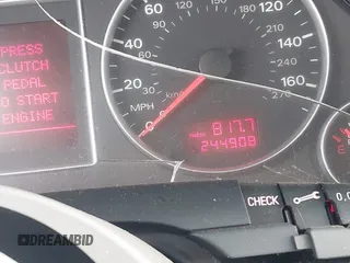 2006 Audi A4 2.0T with VIN WAUKF78E76A075231, listed as a IAAI auction lot 40491397 with 244,908 mi miles and . Bid and sale history available at DreamBid. Image 7.