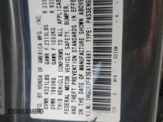 2014 Honda Accord Sedan EX-L with VIN 1HGCR2F83EA144981, listed as a Copart auction lot 53287035 with 85,809 mi miles and Salvage Title. Bid and sale history available at carsss.com. Image 13.