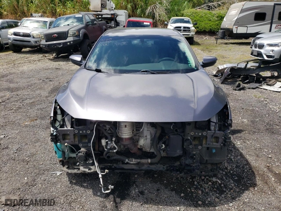 2017 Honda Civic Sedan LX with VIN 2HGFC2F50HH526749, listed as a Copart auction lot 74401184 with 179,655 mi miles and Salvage Title. Bid and sale history available at carsss.com. Image 5.