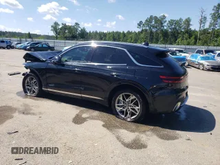 2024 Genesis GV70 2.5T with VIN 5NMMADTB3RH009680, listed as a Copart auction lot 56875265 with 10,588 mi miles and Salvage title. Bid and sale history available at DreamBid. Image 2.