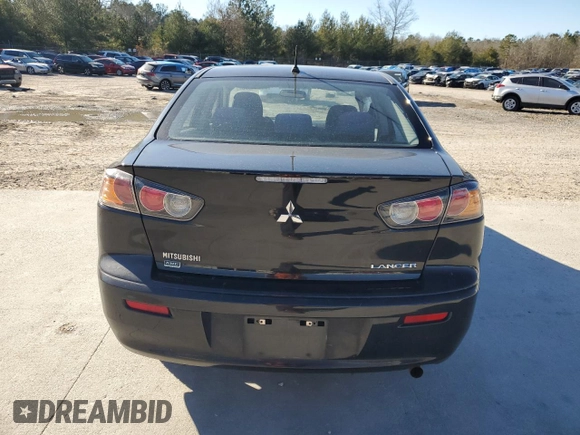 2012 Mitsubishi Lancer SE with VIN JA32V2FW4CU018949, listed as a Copart auction lot 88944175 with 85,873 mi miles and Salvage title. Bid and sale history available at DreamBid. Image 6.
