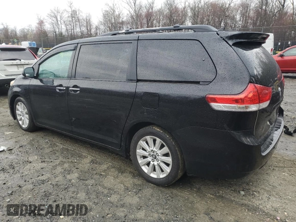 2011 Toyota Sienna XLE with VIN 5TDDK3DC2BS006769, listed as a Copart auction lot 48713455 with 136,348 mi miles and Salvage Title. Bid and sale history available at carsss.com. Image 2.