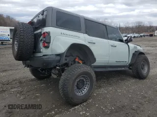 2022 Ford Bronco Raptor with VIN 1FMEE5JR3NLA50037, listed as a Copart auction lot 52032475 with 0 mi miles and Salvage Title. Bid and sale history available at carsss.com. Image 3.