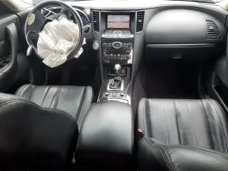 2016 Infiniti QX70 with VIN JN8CS1MU0GM671928, listed as a Copart auction lot 54887775 with 163,054 mi miles and Salvage title. Bid and sale history available at DreamBid. Image 8.
