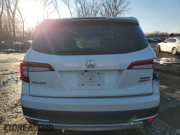 2020 Honda Pilot Touring 8-Passenger with VIN 5FNYF6H9XLB029731, listed as a Copart auction lot 45935965 with 80,691 mi miles and Salvage Title. Bid and sale history available at DreamBid. Image 6.