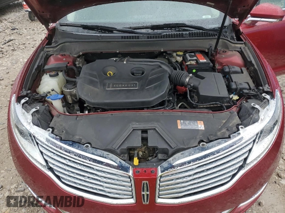 2016 Lincoln MKZ z VIN 3LN6L2J95GR605230, wystawiony jako Copart lot #57844905 z przebiegiem 95 530 mil mil oraz Czysty tytuł • Clean title. Historia ofert i sprzedaży dostępna na DreamBid. Obrazek 11.