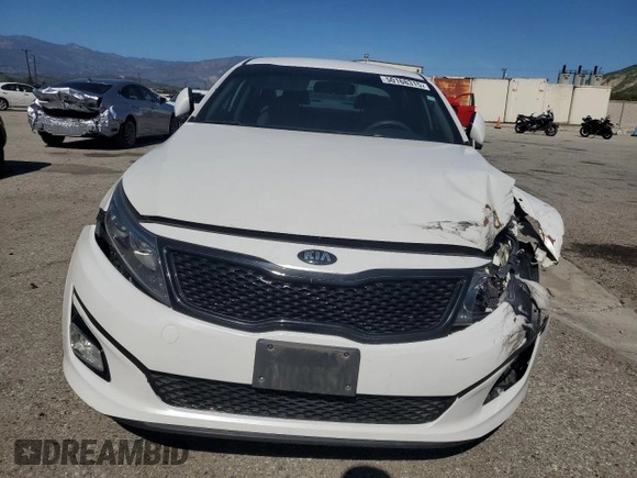 2015 Kia Optima LX with VIN KNAGM4A7XF5563118, listed as a Copart auction lot 50168315 with 111,042 mi miles and Salvage Title. Bid and sale history available at carsss.com. Image 5.