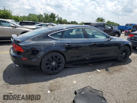2014 Audi A7 3.0 TDI Premium Plus with VIN WAUWMAFCXEN020169, listed as a Copart auction lot 62112274 with 0 mi miles and Salvage Title. Bid and sale history available at carsss.com. Image 3.