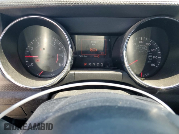2017 Ford Mustang EcoBoost with VIN 1FA6P8TH3H5220078, listed as a Copart auction lot 57145955 with 117,465 mi miles and Salvage title. Bid and sale history available at DreamBid. Image 9.