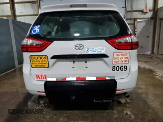 2017 Toyota Sienna L with VIN 5TDZZ3DC9HS879994, listed as a Copart auction lot 41584485 with 123,087 mi miles and Salvage Title. Bid and sale history available at DreamBid. Image 6.