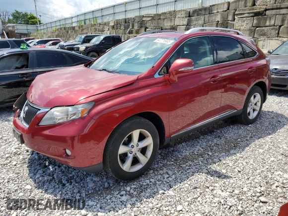 2011 Lexus RX 350 with VIN 2T2BK1BA5BC081371, listed as a Copart auction lot 64771665 with 207,419 mi miles and Salvage title. Bid and sale history available at DreamBid. Image 1.