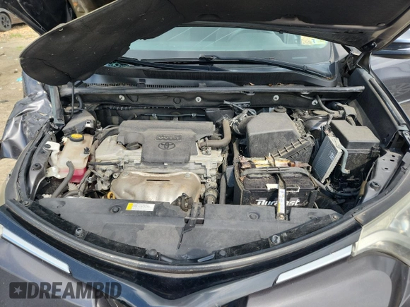 2016 Toyota RAV4 XLE with VIN 2T3RFREV4GW478667, listed as a Copart auction lot 64580095 with 70,593 mi miles and Salvage title. Bid and sale history available at DreamBid. Image 11.