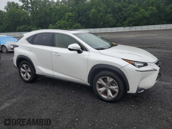 2017 Lexus NX 200t with VIN JTJBARBZ9H2130085, listed as a Copart auction lot 62572245 with 62,976 mi miles and Salvage title. Bid and sale history available at DreamBid. Image 4.