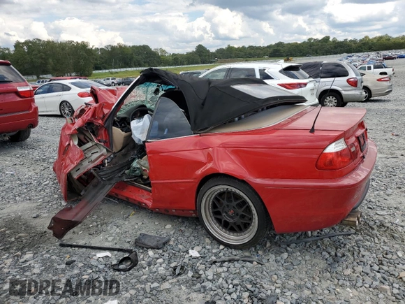 2005 BMW 3 Series 325Ci with VIN WBABW33475PL35260, listed as a Copart auction lot 74305534 with Not provided miles and Salvage title. Bid and sale history available at DreamBid. Image 2.