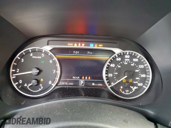 2024 Nissan Sentra SR with VIN 3N1AB8DV6RY284808, listed as a Copart auction lot 61108905 with 12,015 mi miles and Salvage title. Bid and sale history available at DreamBid. Image 9.
