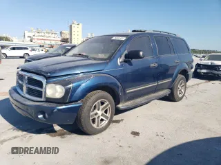 2005 Dodge Durango Limited z VIN 1D8HD58D75F502828, wystawiony jako Copart lot #76942484 z przebiegiem 266 404 mil mil oraz Czysty tytuł • Clean title. Historia ofert i sprzedaży dostępna na DreamBid. Obrazek 1.