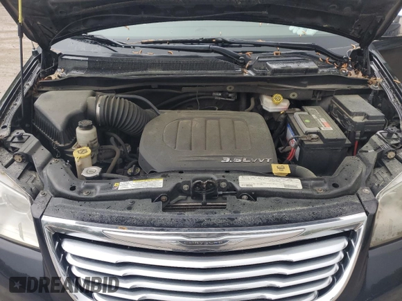 2012 Chrysler Town & Country Touring L with VIN 2C4RC1CG1CR193122, listed as a Copart auction lot 49162105 with 166,223 mi miles and Salvage Title. Bid and sale history available at DreamBid. Image 12.