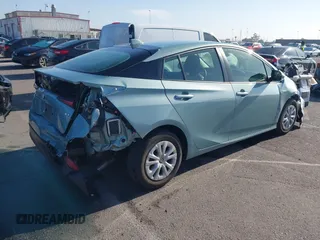 2022 Toyota Prius L Eco with VIN JTDKAMFU8N3188831, listed as a IAAI auction lot 42021222 with 39,629 mi miles and . Bid and sale history available at DreamBid. Image 4.