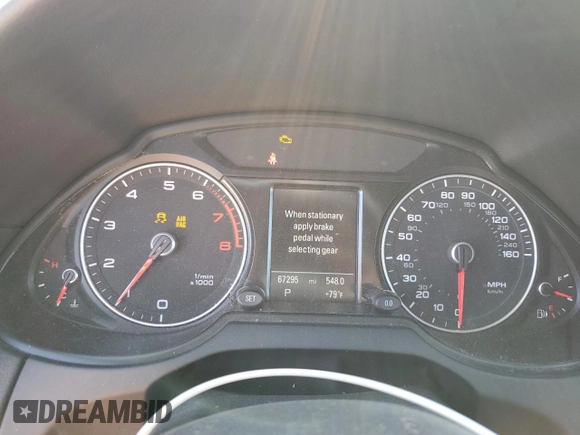 2016 Audi Q5 Premium Plus with VIN WA1L2AFP2GA005667, listed as a Copart auction lot 60166205 with 67,295 mi miles and Salvage title. Bid and sale history available at DreamBid. Image 9.
