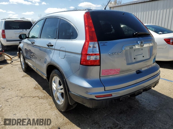 2011 Honda CR-V EX with VIN 5J6RE3H52BL006758, listed as a Copart auction lot 49914975 with 92,865 mi miles and Salvage Title. Bid and sale history available at DreamBid. Image 2.