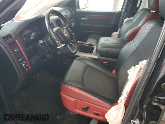 2016 Ram 1500 Rebel with VIN 1C6RR7YT6GS105815, listed as a Copart auction lot 54253235 with 150,511 mi miles and Salvage title. Bid and sale history available at DreamBid. Image 7.