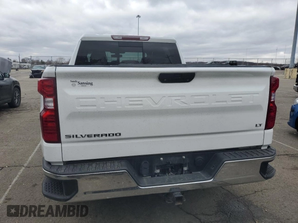 2020 Chevrolet Silverado 1500 LT with VIN 3GCUYDED3LG190079, listed as a Copart auction lot 47283485 with 124,162 mi miles and Salvage Title. Bid and sale history available at DreamBid. Image 6.