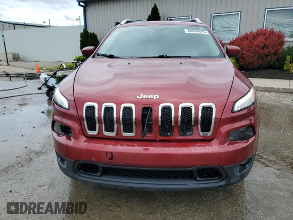 2017 Jeep Cherokee Latitude with VIN 1C4PJLCSXHD219224, listed as a Copart auction lot 56536045 with 85,323 mi miles and Salvage title. Bid and sale history available at DreamBid. Image 5.