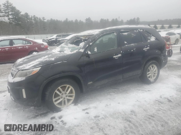 2014 Kia Sorento LX with VIN 5XYKTDA70EG511079, listed as a Copart auction lot 83222574 with 0 mi miles and Salvage Title. Bid and sale history available at carsss.com. Image 1.