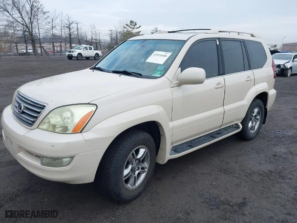 2003 Lexus GX 470 with VIN JTJBT20X430006376, listed as a IAAI auction lot 41921606 with 274095 miles. Bid and sale history available at carsss.com. Image 2.