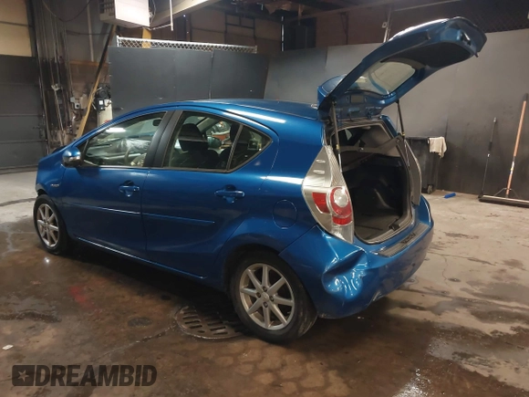 2013 Toyota Prius One with VIN JTDKDTB31D1038875, listed as a IAAI auction lot 41467424 with 275,000 mi miles and . Bid and sale history available at DreamBid. Image 3.