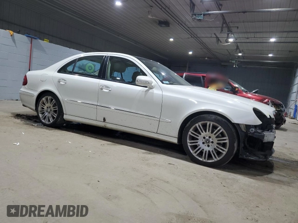 2007 Mercedes-Benz E-Class 3.5L with VIN WDBUF87X27X222427, listed as a Copart auction lot 85656954 with 170,647 mi miles and Salvage Title. Bid and sale history available at carsss.com. Image 4.