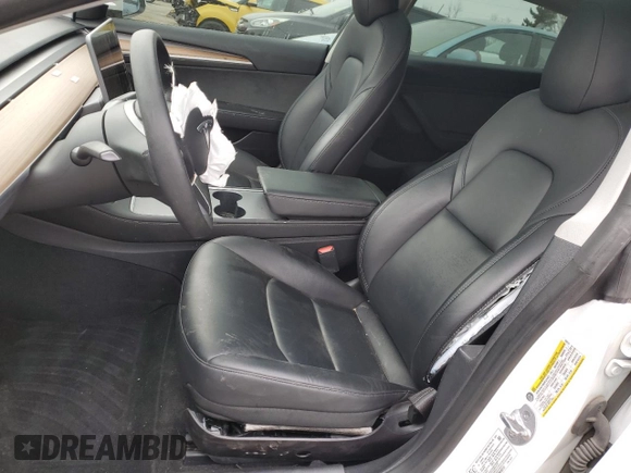 2022 Tesla Model 3 Long Range with VIN 5YJ3E1EB3NF353131, listed as a Copart auction lot 52582025 with 68,745 mi miles and Salvage Title. Bid and sale history available at carsss.com. Image 7.