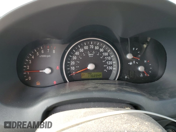 2008 Kia Sedona EX with VIN KNDMB233386198109, listed as a Copart auction lot 86275264 with 176,894 mi miles and Salvage Title. Bid and sale history available at carsss.com. Image 9.