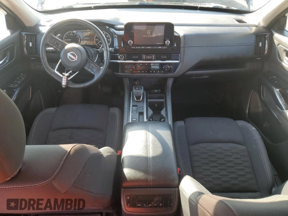 2022 Nissan Pathfinder SV with VIN 5N1DR3BA8NC231583, listed as a Copart auction lot 46873095 with 46,996 mi miles and Salvage title. Bid and sale history available at DreamBid. Image 8.