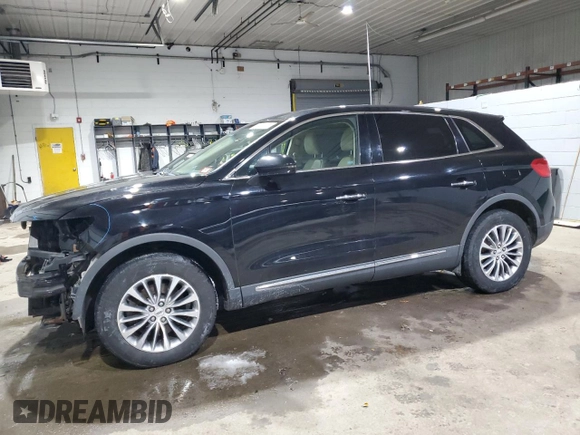 2016 Lincoln MKX Select with VIN 2LMTJ8KR2GBL55622, listed as a Copart auction lot 43818175 with 55,938 mi miles and Salvage Title. Bid and sale history available at DreamBid. Image 1.