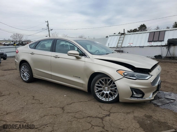 2019 Ford Fusion Hybrid Titanium with VIN 3FA6P0RU9KR158115, listed as a Copart auction lot 47370395 with 79,283 mi miles and Salvage Title. Bid and sale history available at carsss.com. Image 4.