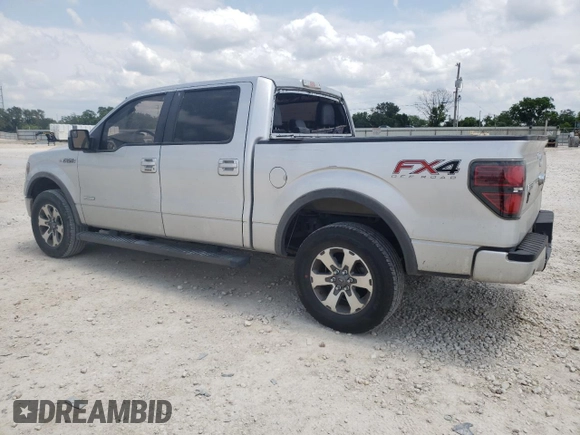 2013 Ford F-150 XL with VIN 1FTFW1ET7DFA15681, listed as a Copart auction lot 54822095 with 176,597 mi miles and Salvage title. Bid and sale history available at DreamBid. Image 2.