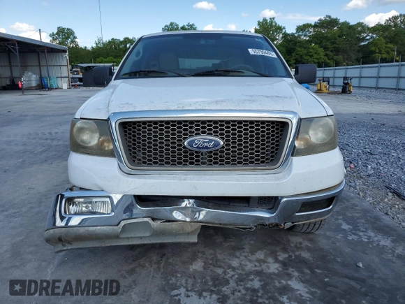 2005 Ford F-150 XLT with VIN 1FTPX12555NA74355, listed as a Copart auction lot 55799465 with 137,216 mi miles and Salvage title. Bid and sale history available at DreamBid. Image 5.