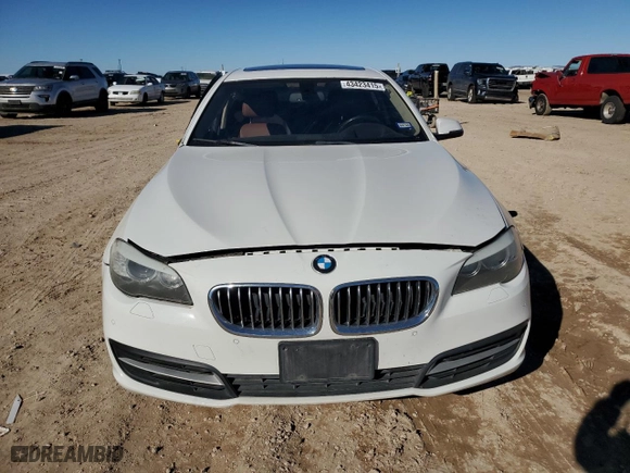 2014 BMW 5 Series 535i with VIN WBA5B1C5XED479120, listed as a Copart auction lot 43423415 with 127,723 mi miles and Salvage Title. Bid and sale history available at carsss.com. Image 5.