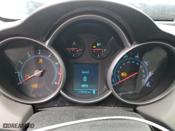 2012 Chevrolet Cruze LS with VIN 1G1PC5SHXC7365635, listed as a Copart auction lot 49695965 with 179,522 mi miles and Salvage Title. Bid and sale history available at carsss.com. Image 9.