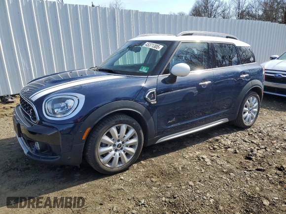 2018 MINI Countryman Cooper S with VIN WMZYT5C34J3E62254, listed as a Copart auction lot 45371305 with 25,475 mi miles and Salvage title. Bid and sale history available at DreamBid. Image 1.