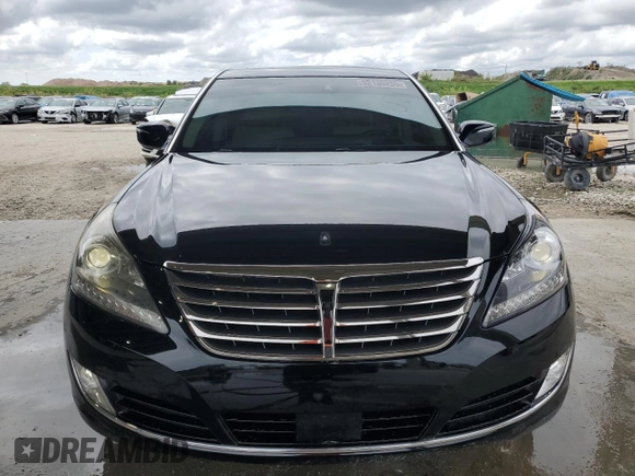 2016 Hyundai Equus Ultimate with VIN KMHGH4JH6GU104963, listed as a Copart auction lot 52130255 with 93,706 mi miles and Salvage Title. Bid and sale history available at DreamBid. Image 5.