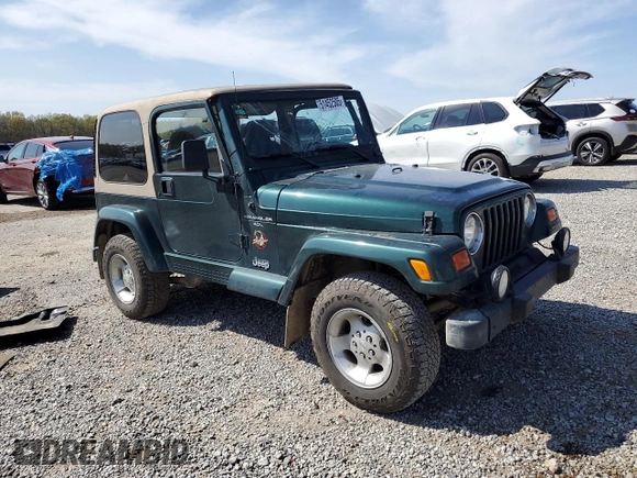 2001 Jeep Wrangler Sahara with VIN 1J4FA59S51P300953, listed as a Copart auction lot 51452505 with 157,642 mi miles and Clean Title. Bid and sale history available at carsss.com. Image 4.