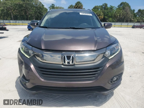 2019 Honda HR-V EX with VIN 3CZRU5H50KM707327, listed as a Copart auction lot 54589245 with 23,468 mi miles and Salvage Title. Bid and sale history available at carsss.com. Image 5.