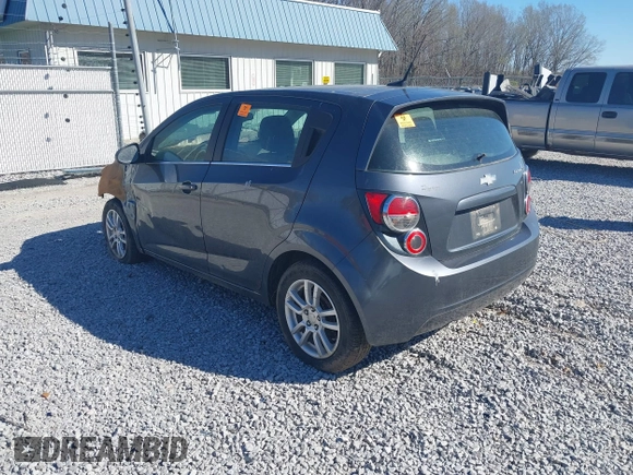 2013 Chevrolet Sonic LT with VIN 1G1JC6SH2D4195852, listed as a IAAI auction lot 41878805 with 1 mi miles. Bid and sale history available at carsss.com. Image 3.